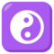 Yin Yang emoji on Emojione
